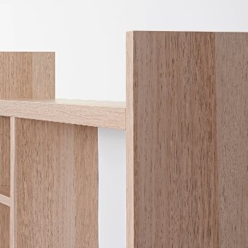 【IKEA Original】MICKE -ミッケ- ikea デスク ワークデスク 追加ユニット 高 ホワイトステインオーク調 105x65 cm画像