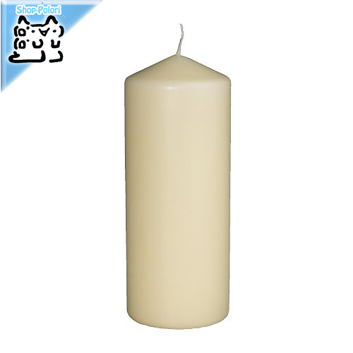 【IKEA Original】FENOMEN -フェノメーン- 香りなしブロックキャンドル ロウソク ナチュラル 15 cmの画像