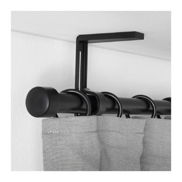 【IKEA Original】ikea カーテン BETYDLIG -ベティードリグ- カーテンロッド用 壁/天井用ブラケット ブラック画像
