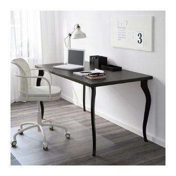 【IKEA Original】LALLE -ラッレ- テーブル 脚 1本 無垢材 ブラック 70 cm画像