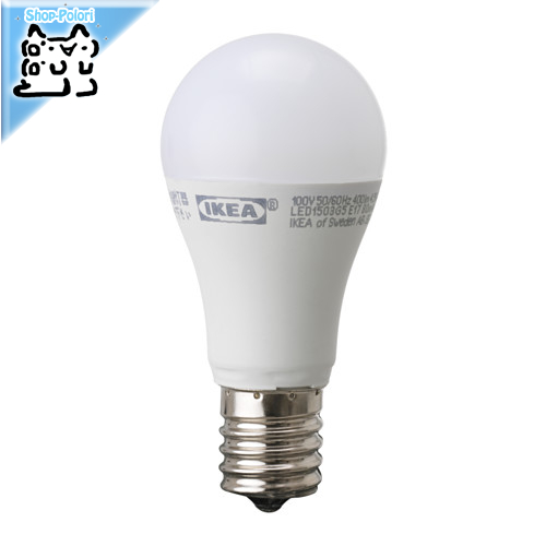 【IKEA Original】RYET -リーエト- LED電球 E17 球形 オパールホワイト 電球色 2700K 400ルーメン画像