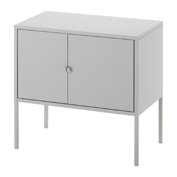【IKEA Original】LIXHULT -リックスフルト- キャビネット メタル グレー 60x35 cm画像
