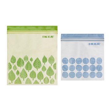 【IKEA Original】ISTAD -イースタード- プラスチック袋 アソートサイズ アソートカラー 50ピース画像
