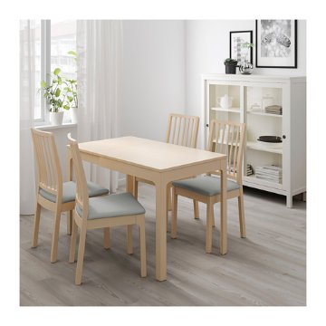 【IKEA Original】ikea テーブル EKEDALEN -エーケダーレン- 伸長式テーブル バーチ 80/120x70 cm 2～4人用画像