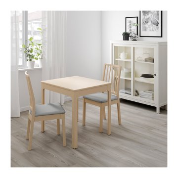 【IKEA Original】ikea テーブル EKEDALEN -エーケダーレン- 伸長式テーブル バーチ 80/120x70 cm 2～4人用画像