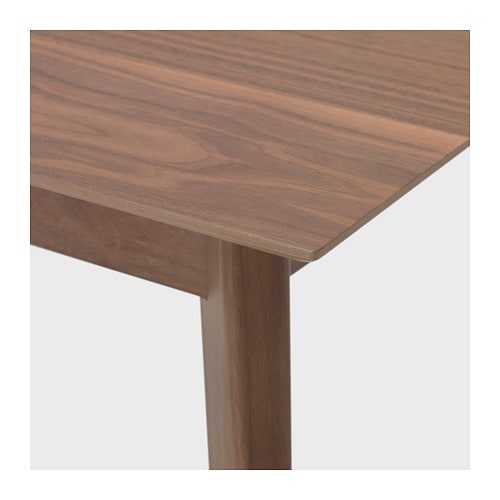 【IKEA Original】VABY -ヴェビ- テーブル ウォールナット材突き板 140x85 cm画像