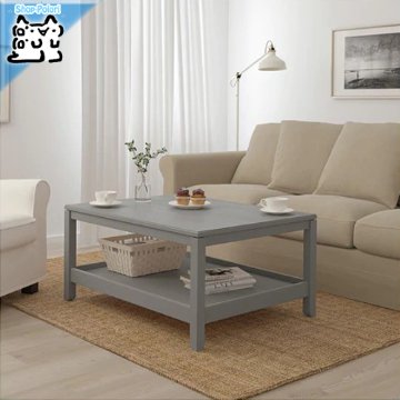 【IKEA Original】HAVSTA -ハーヴスタ-コーヒーテーブル サイドテーブル グレー 100x75 cmの画像