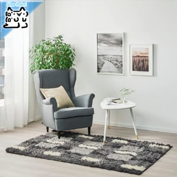 【IKEA Original】NAUTRUP -ナウトルプ- ラグ パイル長 マルチカラー 133x195 cm画像