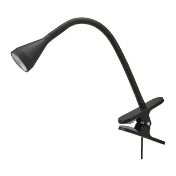 【IKEA Original】NAVLINGE -ネーヴリンゲ- LEDクリップ式スポットライト ブラック 34 cm画像