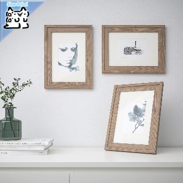 【IKEA Original】RAMSBORG -ラムスボリ- 写真フレーム ブラウン 21x30 cm画像