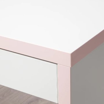【IKEA Original】MICKE -ミッケ- ikeaデスク ワークデスク ペールピンク 105x50 cm画像