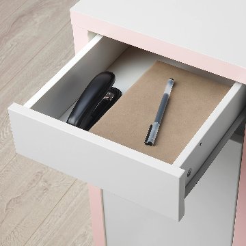 【IKEA Original】MICKE -ミッケ- ikeaデスク ワークデスク ペールピンク 105x50 cm画像