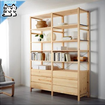 【IKEA Original】IVAR -イーヴァル- 収納 棚 キャビネット パイン材 80x50x57 cm画像