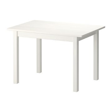 【IKEA Original】SUNDVIK -スンドヴィーク- 子供用テーブル ホワイト 76x50 cm画像