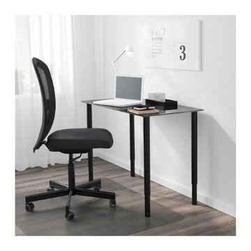 【IKEA Original】OLOV -オーロヴ- 伸縮式 可変域60-90cm テーブル 脚 1本 ブラック 70 cm画像