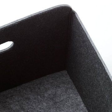 【IKEA Original】ikea おもちゃ 収納 BESTA -ベストー- フェルト地 ボックス グレー 32 x 51cm画像