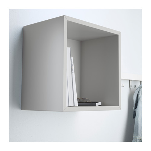 【IKEA Original】EKET -エーケト-書棚 本棚 ウォールキャビネット ライトグレー　35x25x35 cm画像