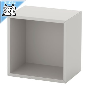 【IKEA Original】EKET -エーケト-書棚 本棚 ウォールキャビネット ライトグレー　35x25x35 cmの画像