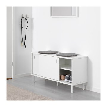 【IKEA Original】ikea 収納 キャビネット MACKAPAR -マッカペール- ベンチ 収納コンパートメント付き 100x51 cmの画像