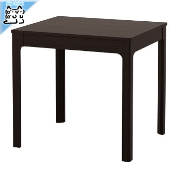 【IKEA Original】ikea テーブル EKEDALEN -エーケダーレン- 伸長式テーブル ダークブラウン 80/120x70 cm 2～4人用画像
