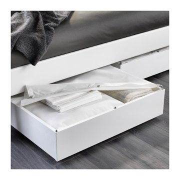 【IKEA Original】VARDO -ヴァルドー- 収納ケース ベッド下収納ボックス ホワイト 65x70x13 cm画像