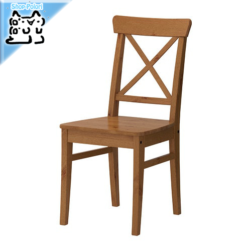 【IKEA Original】INGOLF -インゴルフ- イス チェア アンティークステイン 44 cmの画像