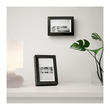 【IKEA Original】RIBBA -リッバ- フォトフレーム 写真フレーム ブラック 10x15 cm画像