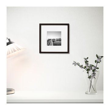 【IKEA Original】HOVSTA -ホーヴスタ- フォト フレーム 額縁 ダークブラウン 23x23 cm画像