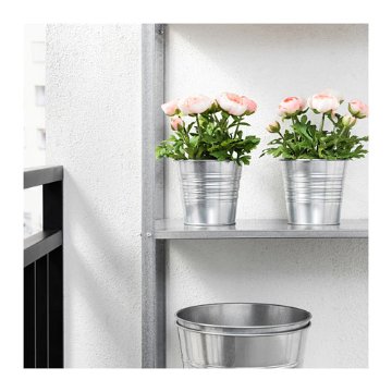 【IKEA Original】FEJKA -フェイカ- 人工観葉植物 室内/屋外用 ラナンキュラス ピンク画像