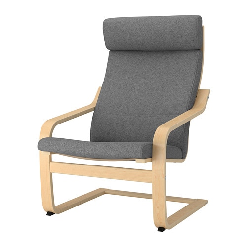 【IKEA Original】POANG -ポエング- 組み合わせアームチェア用クッションシート  リーセード グレー画像