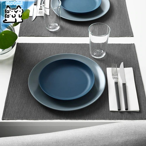 【IKEA Original】TALRIKA -タルリカ- サイドプレート ダークブルー 19 cm 4 ピースの画像