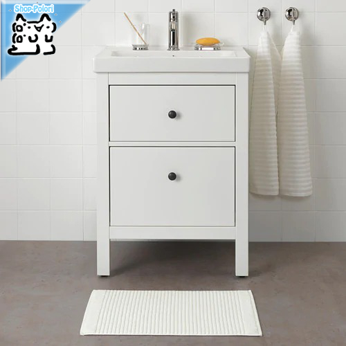 【IKEA Original】ALSTERN -アルステルン- バスマット ホワイト 40x60 cmの画像