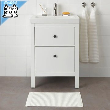 【IKEA Original】ALSTERN -アルステルン- バスマット ホワイト 40x60 cm画像