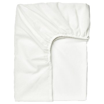 【IKEA Original】TAGGVALLMO -タッグヴァッルモ- ボックスシーツ ホワイト シングルサイズ 90x200 cm画像