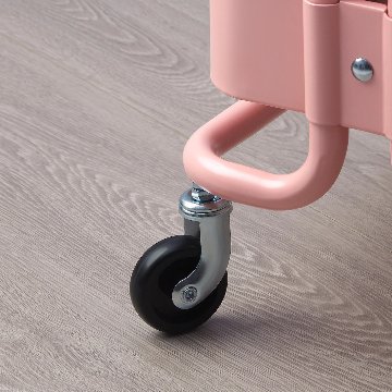【IKEA Original】RASHULT -ロースフルト- ワゴン ピンクレッド 38x28 cm画像