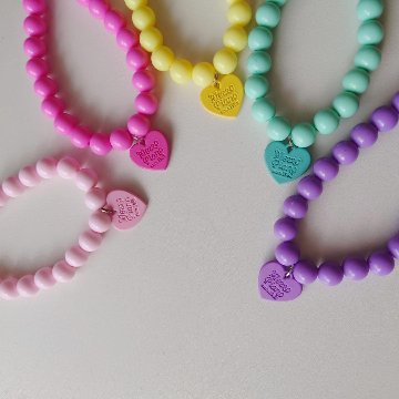 heart ball necklaceの画像