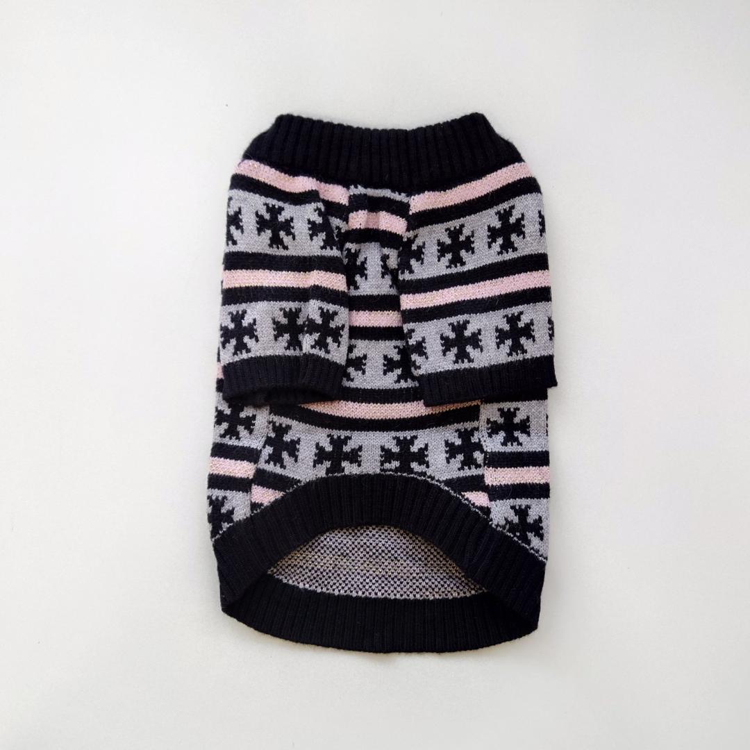 cross pattern knit topsの画像