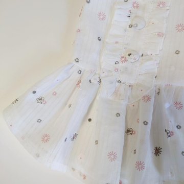 (LAST XSサイズ1点のみ)refresh flower ワンピースの画像