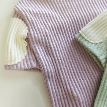 LASTグリーンLサイズのみ)Daily Patch Rib Neck Topsの画像