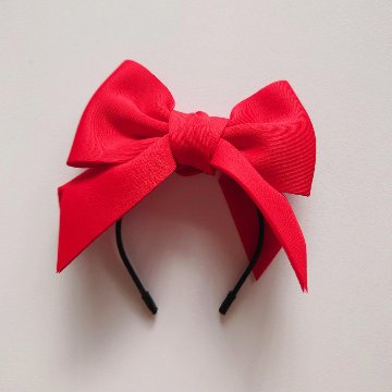 big ribbon カチューシャの画像