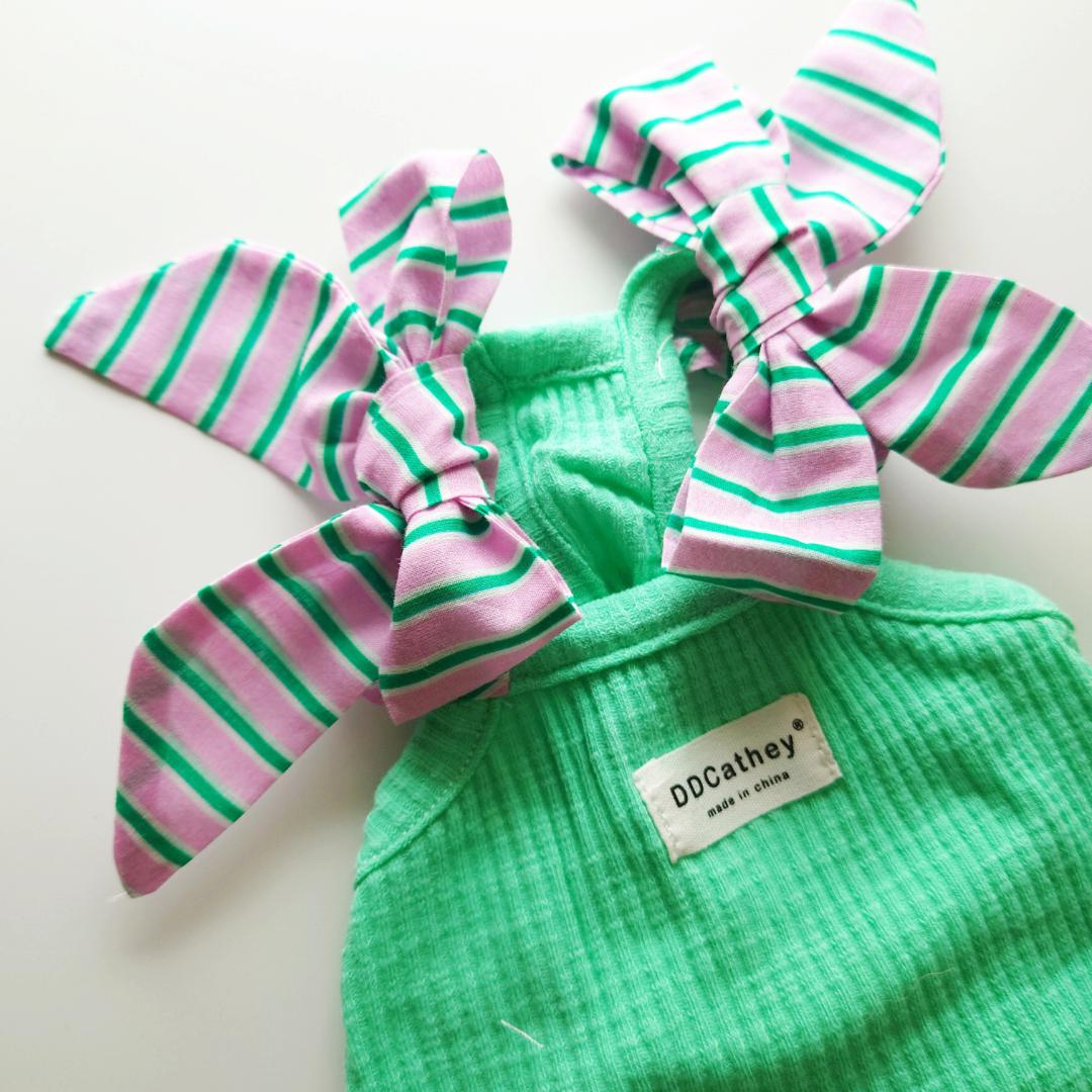 striped ribbon camisoleの画像