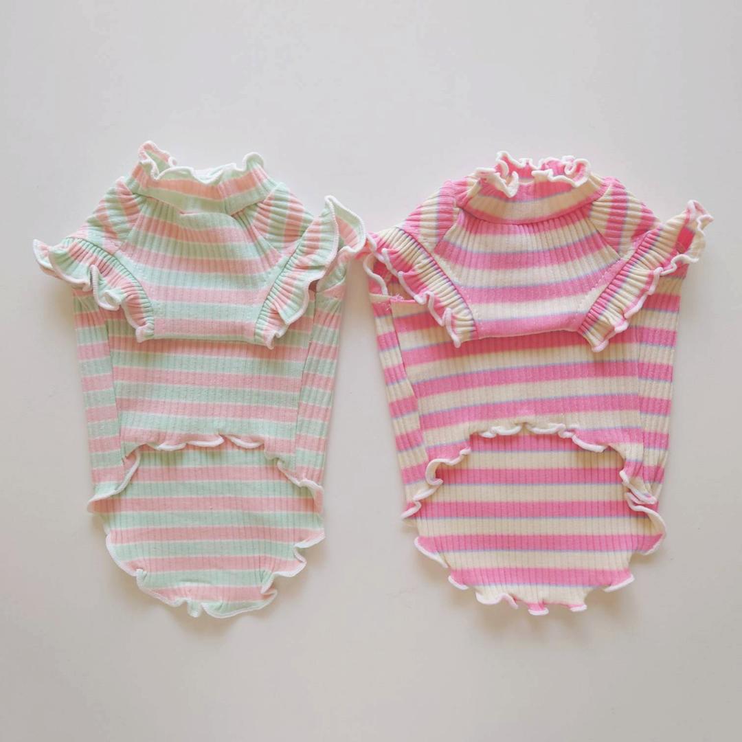 pastel border topsの画像
