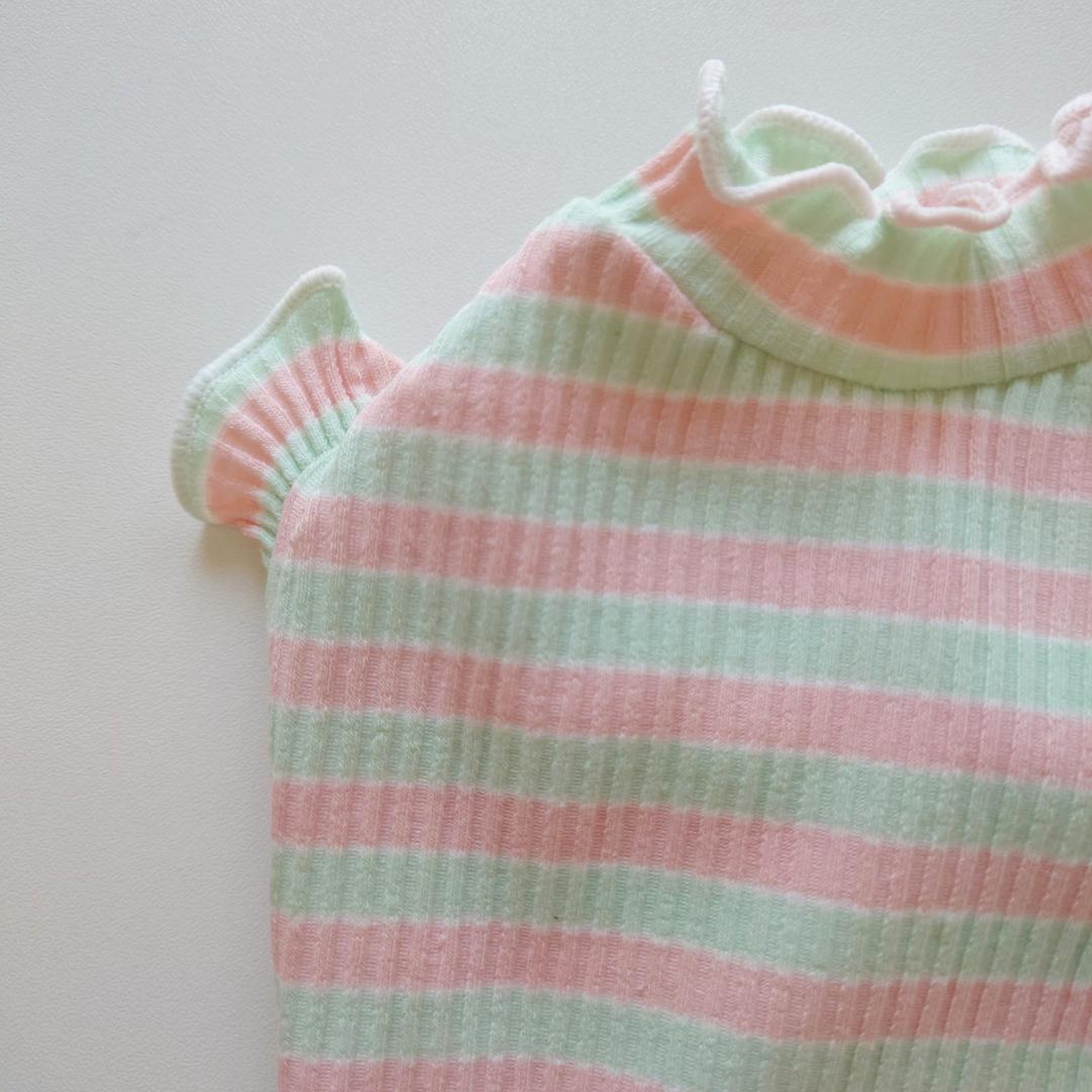 pastel border topsの画像