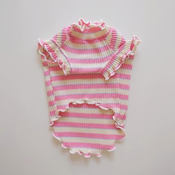 pastel border topsの画像