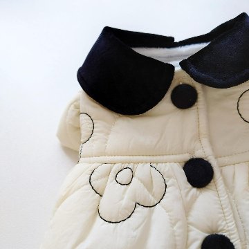 flower stitch coat one-pieceの画像