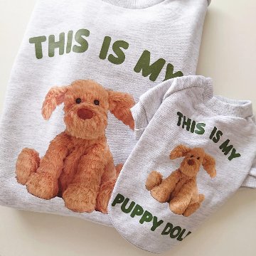 PUPPY sweatshirt (for pet)の画像