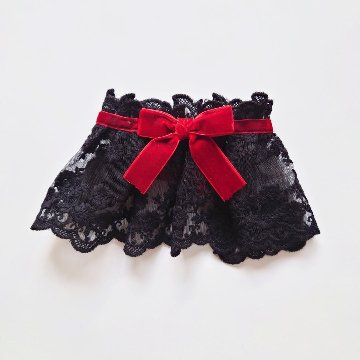 black lace collar画像