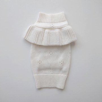 cape collar sleeveless knit topsの画像