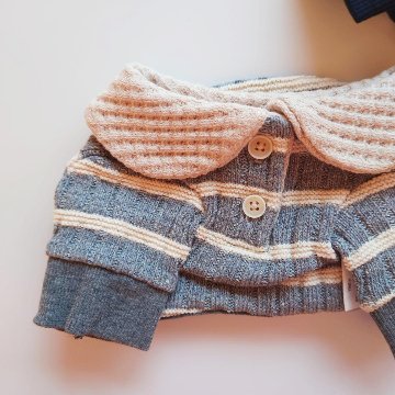 knit waffle t-shirtの画像