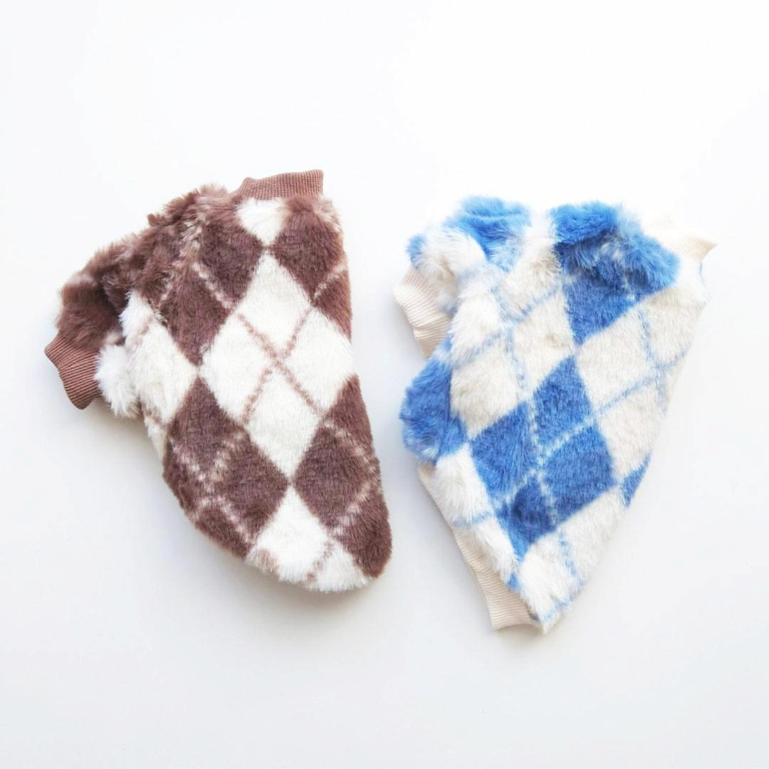 argyle pattern topsの画像